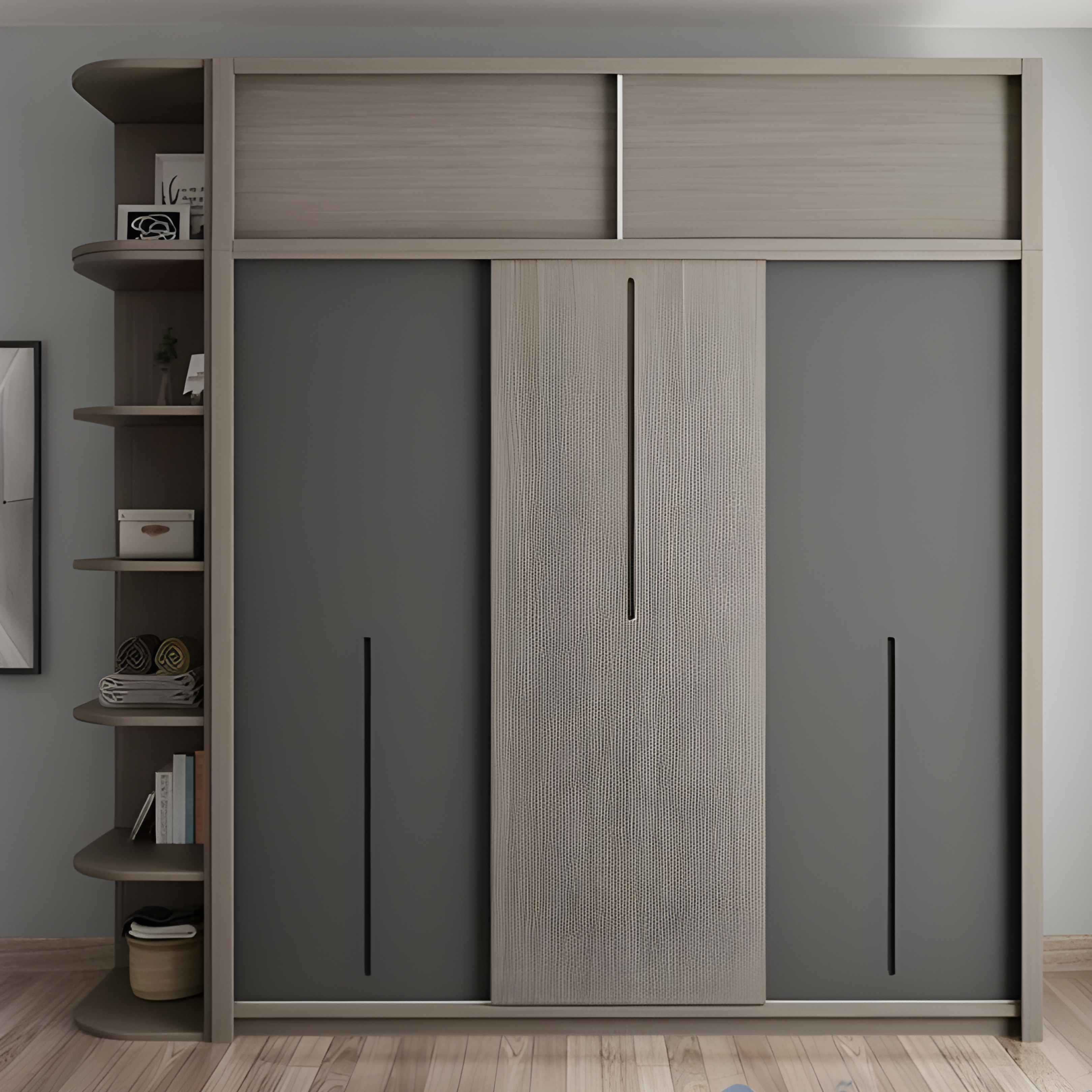 Multi Colour Fancy Wardrobe - AlUmaima Interiors