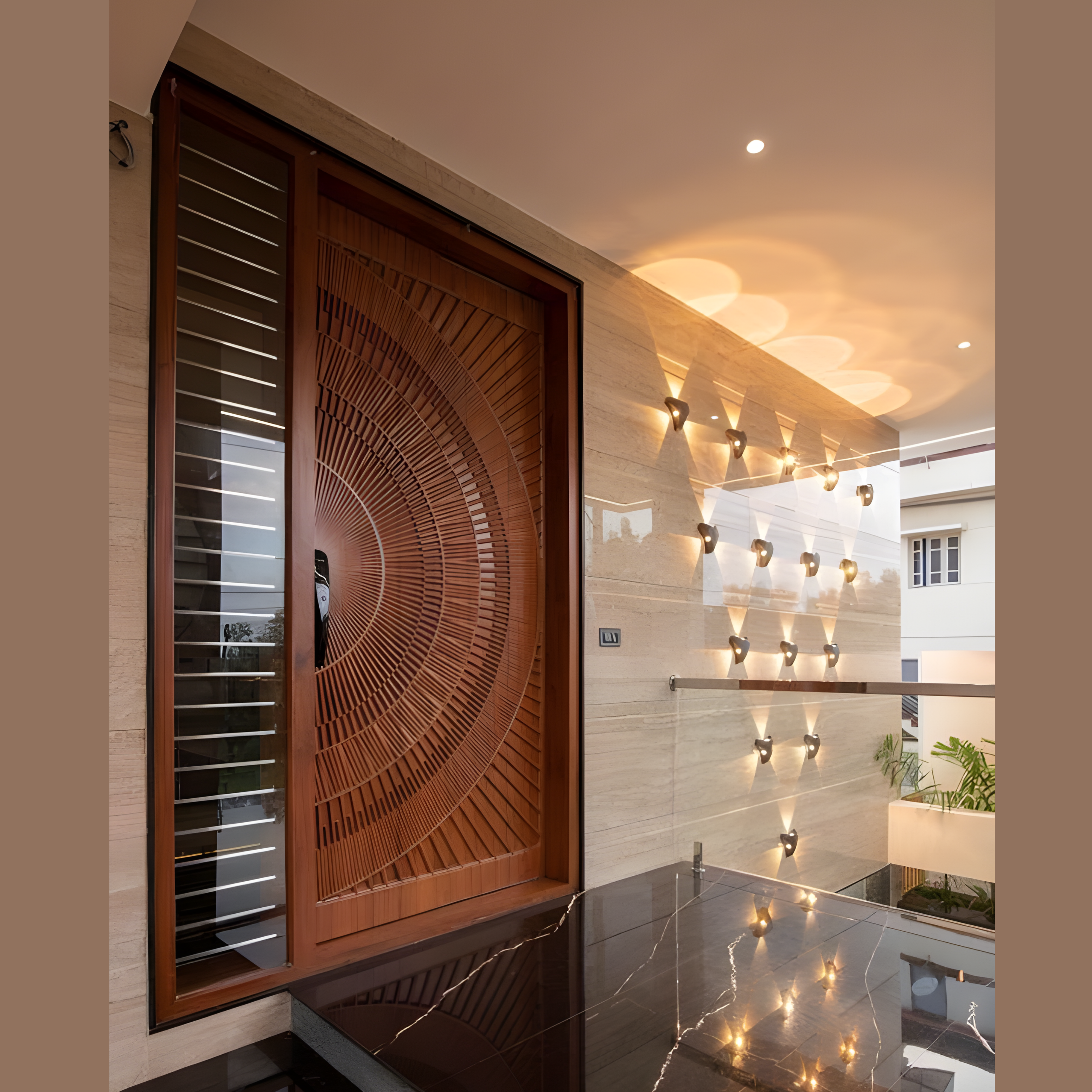 Plywood Wooden Door - AlUmaima Interiors