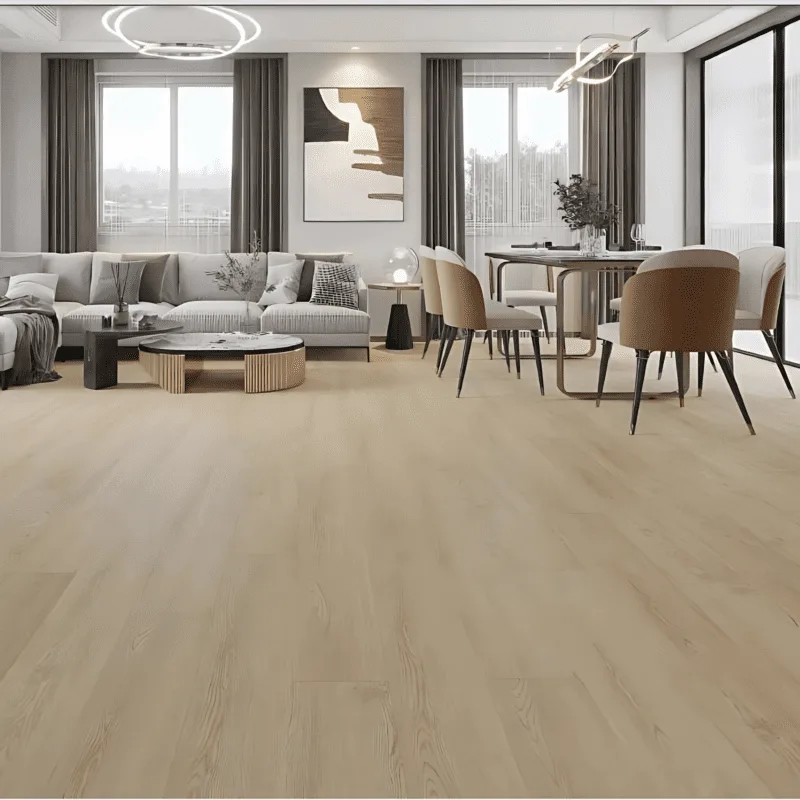Luxurious Baltic Light Oak Wood Parquet Flooring by AlUmaima Interiors
