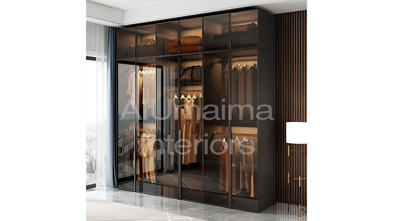 glass display wardrobe dubai abu dhabi uae